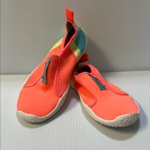 Bright Coral Kids Water Shoes